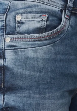 Slim Fit Jeans in Mittelblau mid blue wash