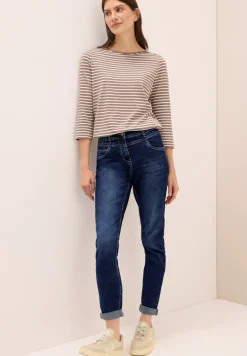 Slim Fit Jeans mid blue used wash