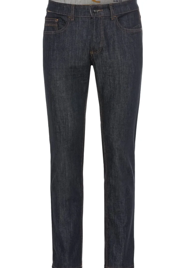 Slim Fit Raw Denim night blue
