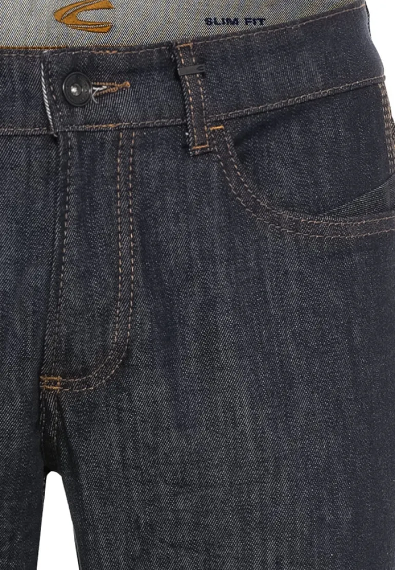 Slim Fit Raw Denim night blue