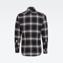 3301 slim shirt ls dk black dale check