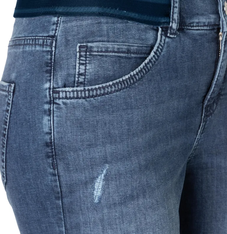 Slim Sport mid blue used wash
