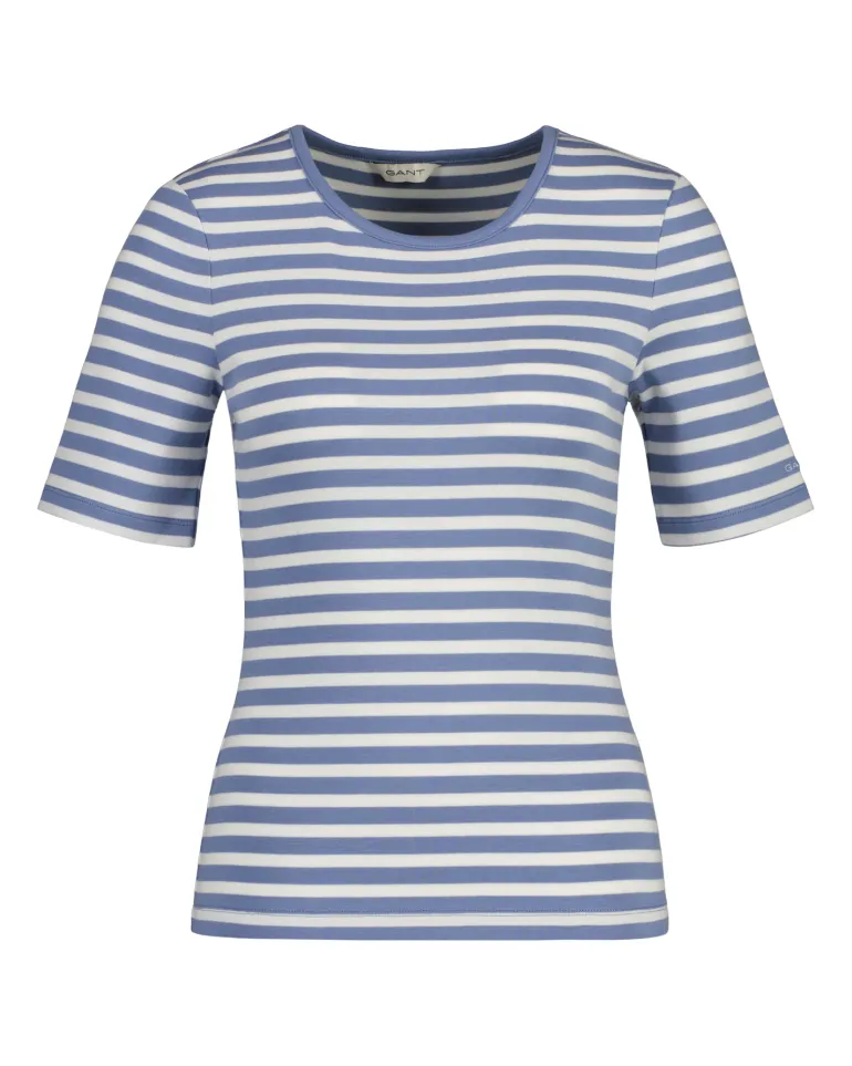 SLIM STRIPED T-SHIRT blue water