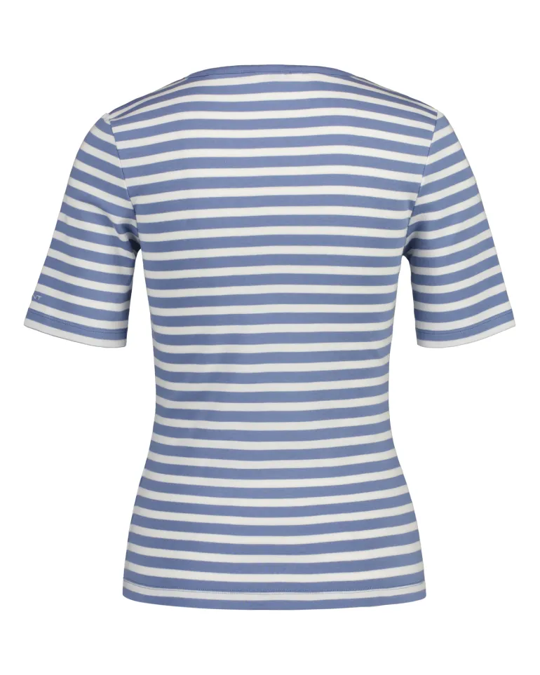 SLIM STRIPED T-SHIRT blue water