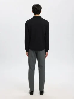SLMEMANUEL SOFT FULL ZIP SWEAT NOOS black