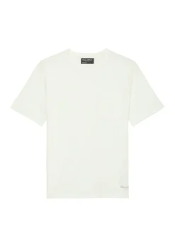 Slub-Jersey-T-Shirt regular egg white