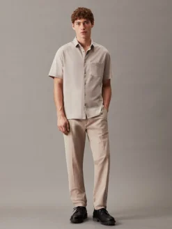 SMOOTH COTTON POCKET S/S SHIRT atmosphere