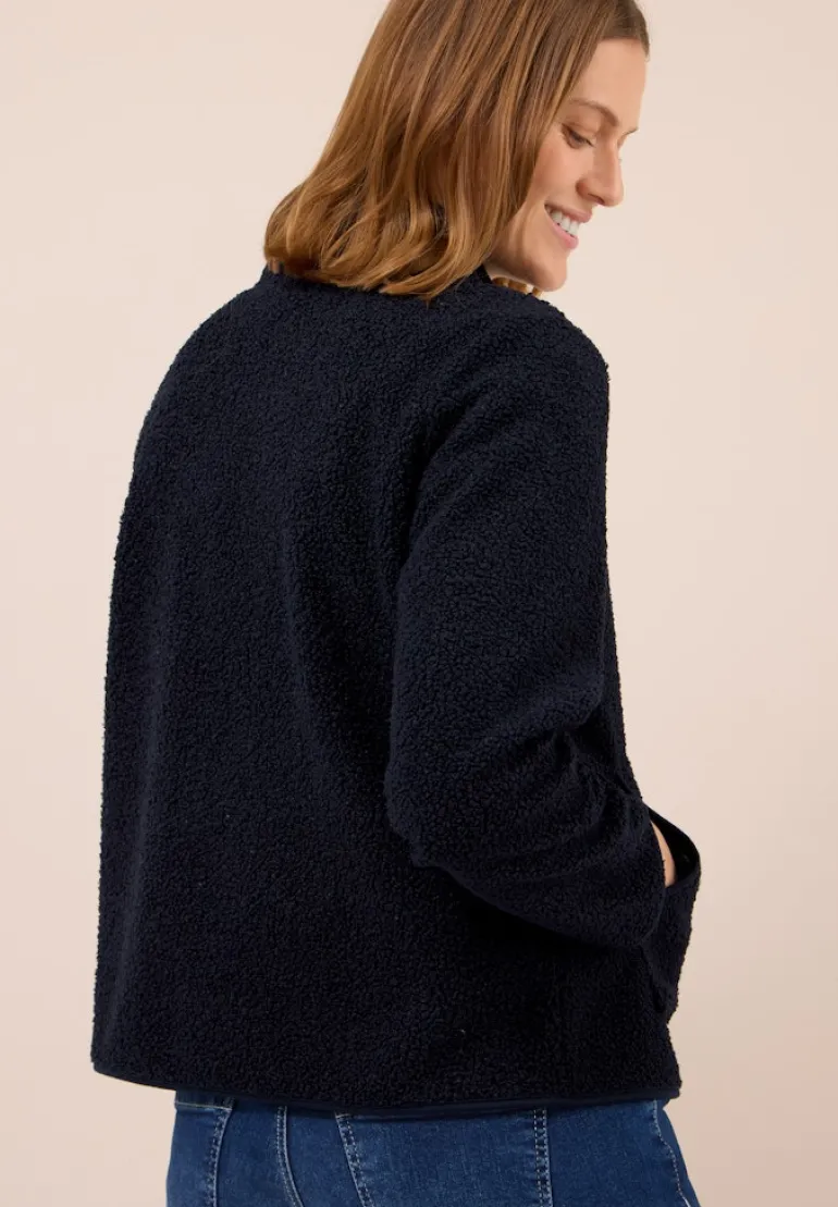 Softe Jacke mit Zipper urban dark blue