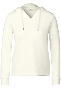Softes Kapuzenshirt vanilla white