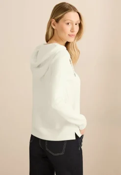 Softes Kapuzenshirt vanilla white