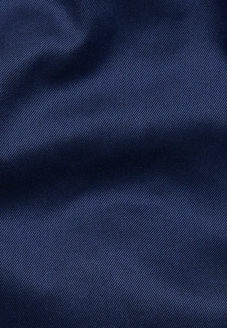 Soft Luxury Shirt Twill Langarm navy