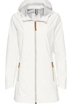 Softshell Jacke aus recyceltem Polyester pearl