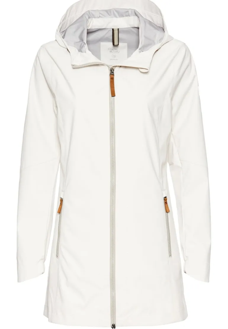 Softshell Jacke aus recyceltem Polyester pearl