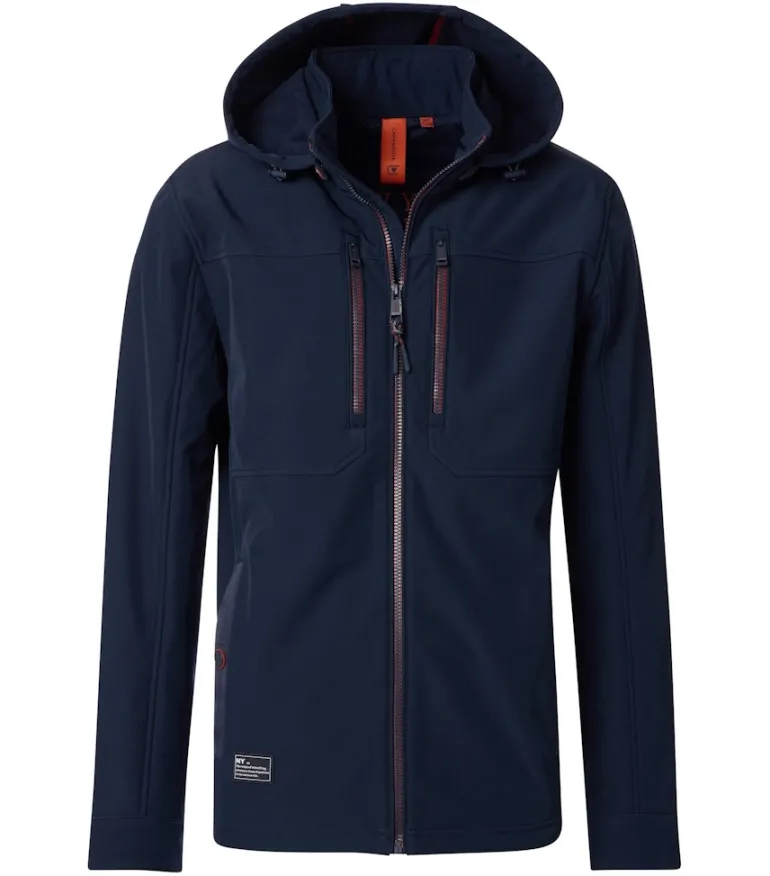Softshelljacke blau