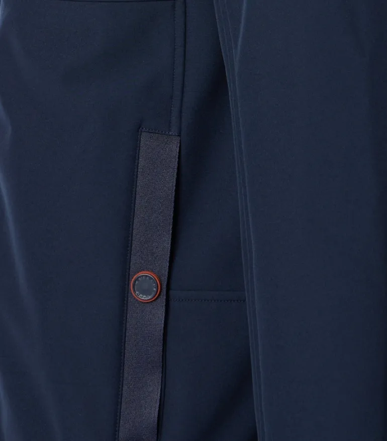 Softshelljacke blau