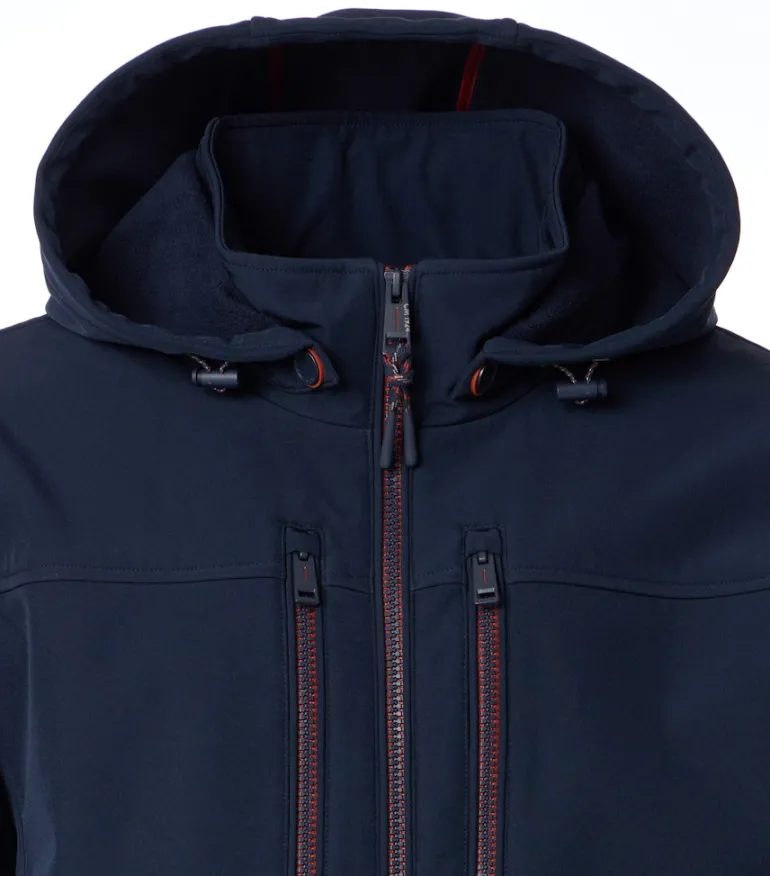 Softshelljacke blau