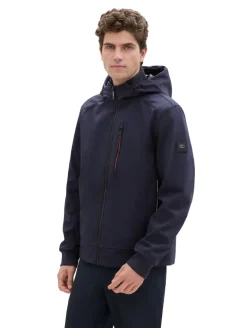 Softshell Jacke mit Kapuze sky captain blue