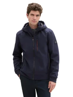 Softshell Jacke mit Kapuze sky captain blue