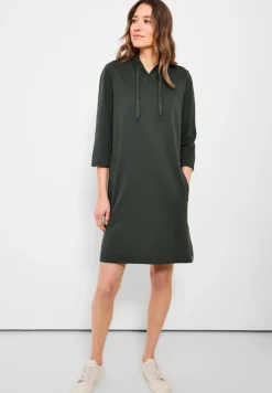 Solides Sweat Kleid easy khaki