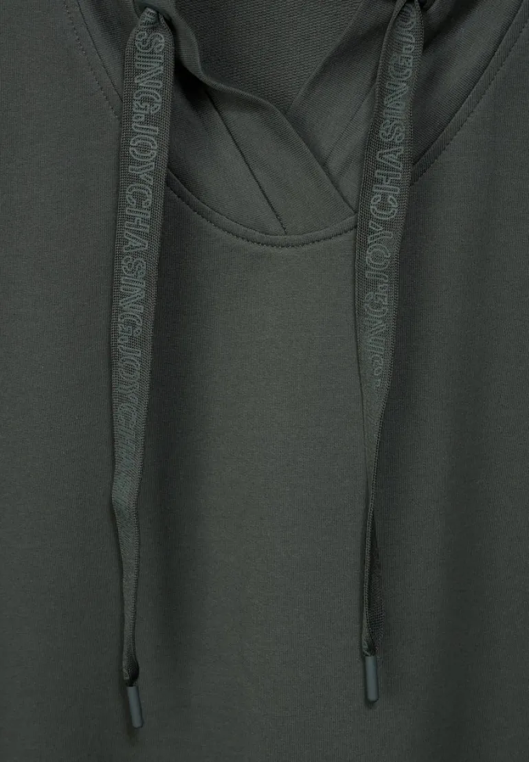 Solides Sweat Kleid easy khaki