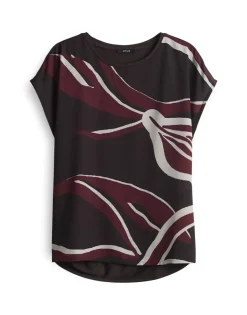 Sopika print midnight brown