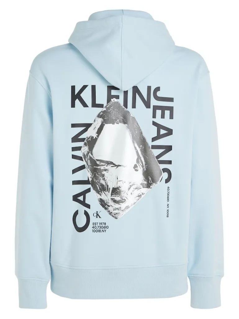 STACKED MODERN METALS HOODIE keepsake blue