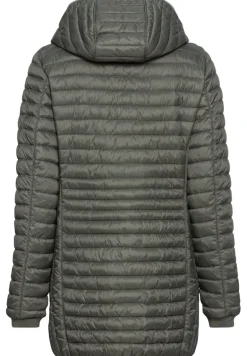 Steppjacke aus recyceltem Polyamid khaki