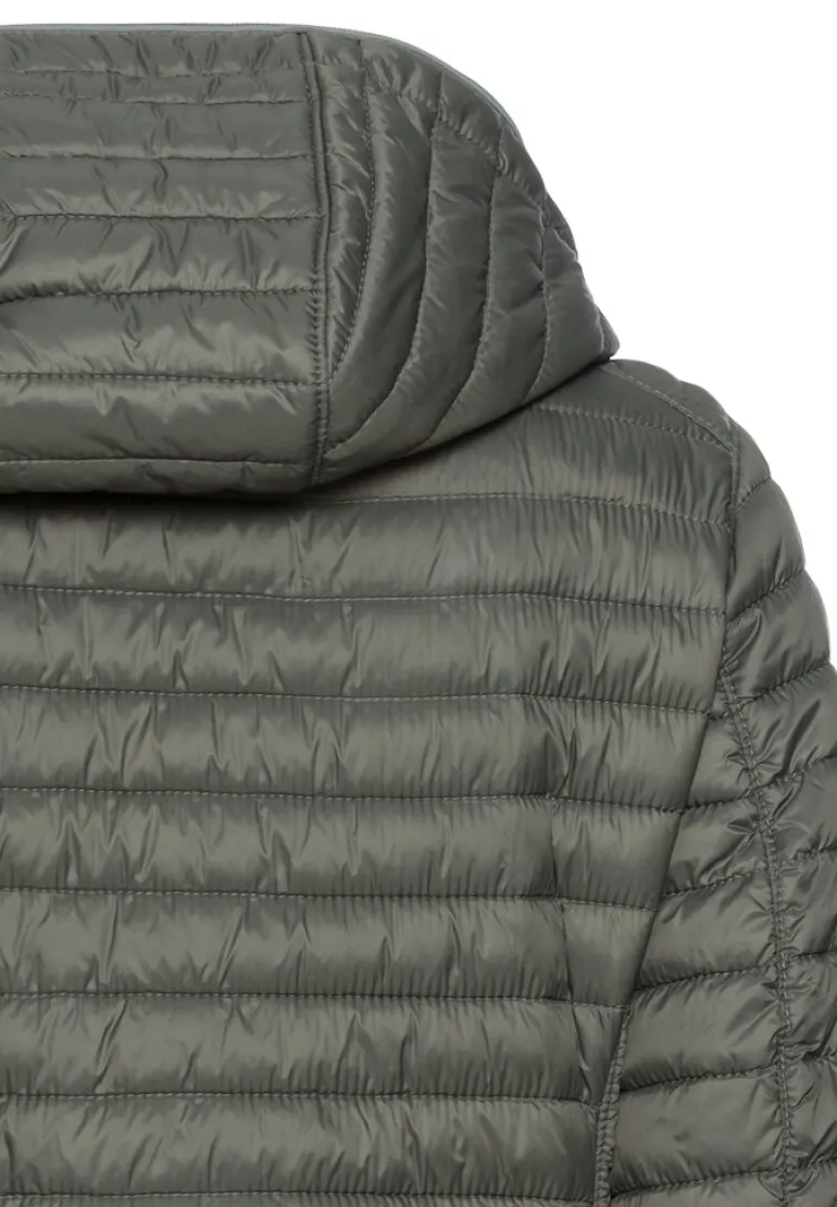 Steppjacke aus recyceltem Polyamid khaki