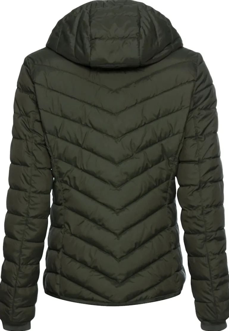 Steppjacke aus recyceltem Polyester forest