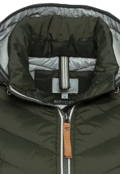 Steppjacke aus recyceltem Polyester forest