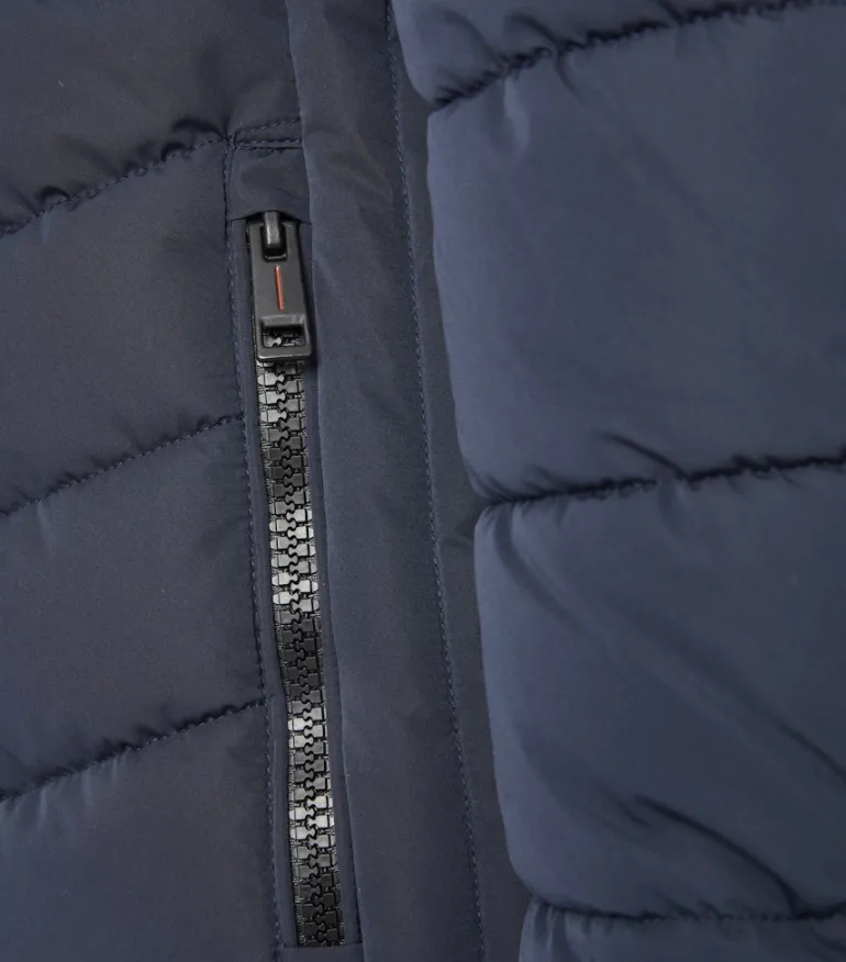 Steppjacke blau
