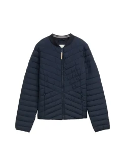 Steppjacke mit Bomberkragen sky captain blue