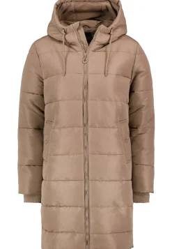 Steppmantel portabella brown