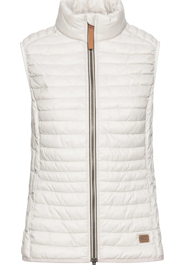 Steppweste aus recyceltem Polyamid pearl