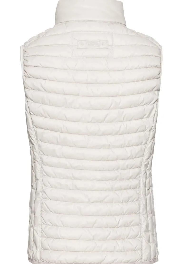 Steppweste aus recyceltem Polyamid pearl