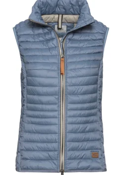 Steppweste aus recyceltem Polyamid smoke blue