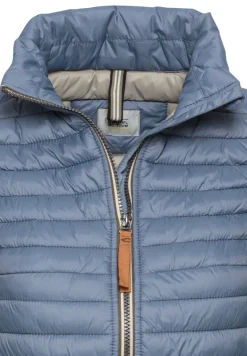 Steppweste aus recyceltem Polyamid smoke blue