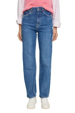 Straight Leg Jeans blue dark washed