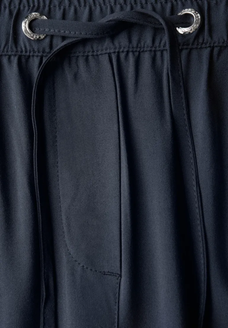 Straight Leg Viskose Hose universal blue