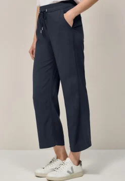 Straight Leg Viskose Hose universal blue