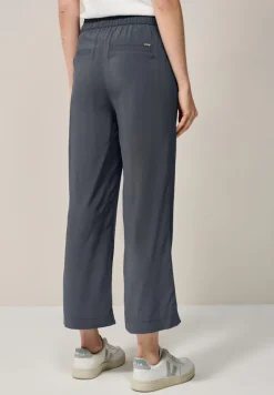 Straight Leg Viskose Hose volcanic grey