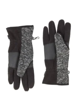 Strickhandschuhe mit elastischem Bündchen stone grey
