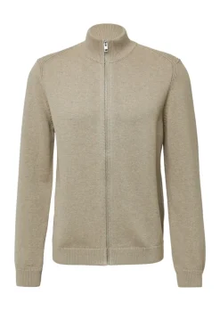 Strickjacke beige