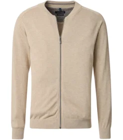 Strickjacke beige