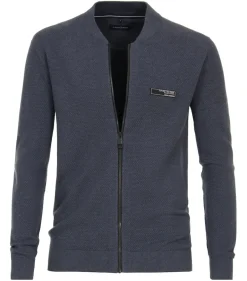 Strickjacke blau