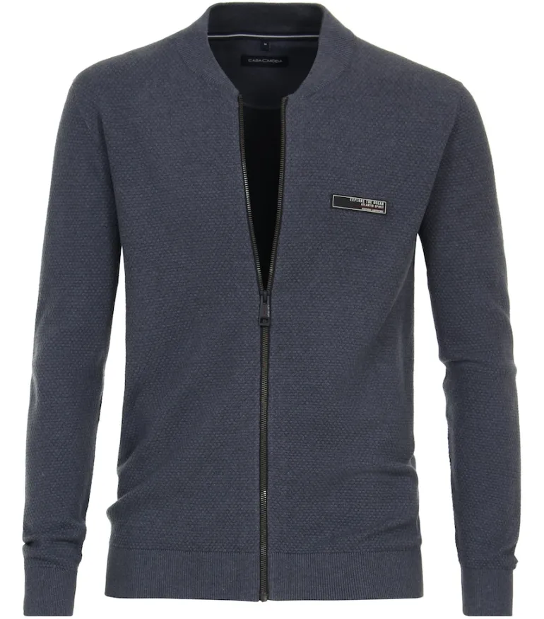 Strickjacke blau