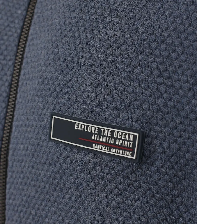 Strickjacke blau
