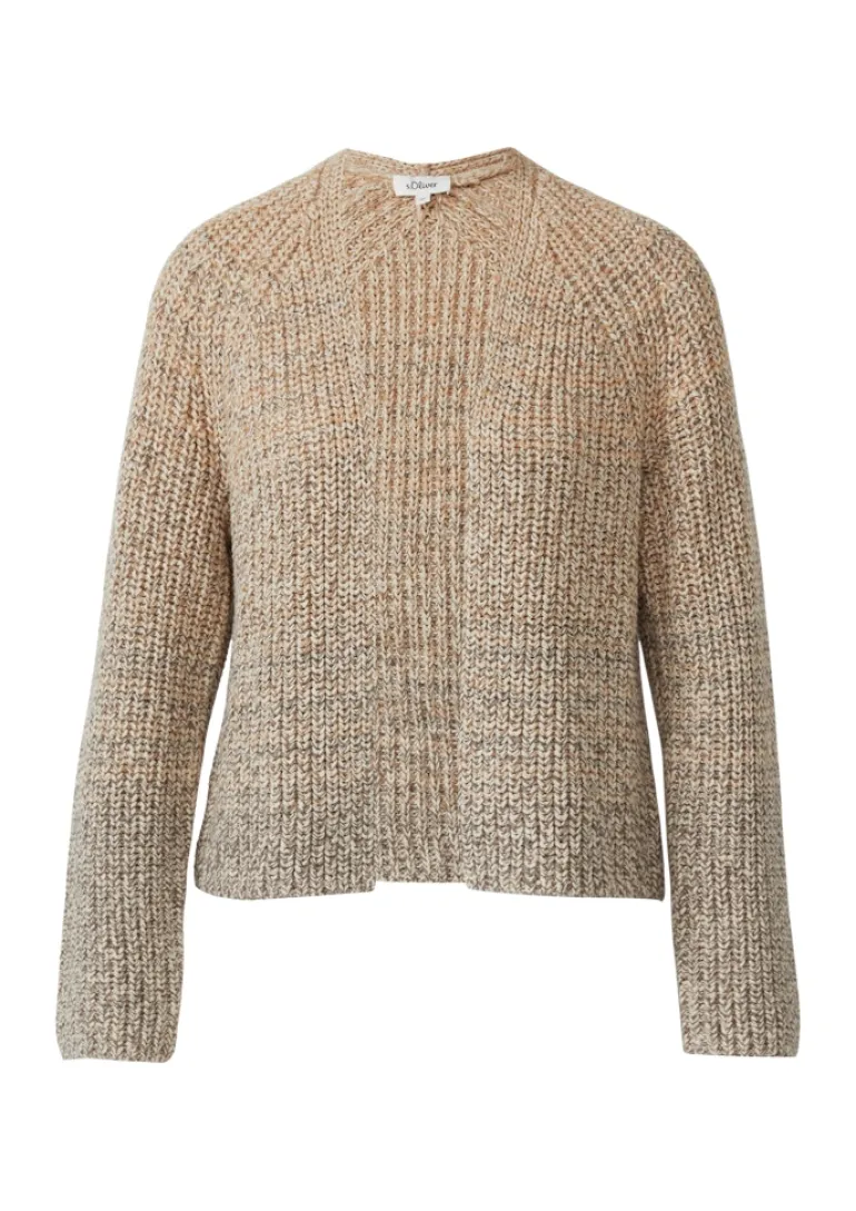 Strickjacke braun