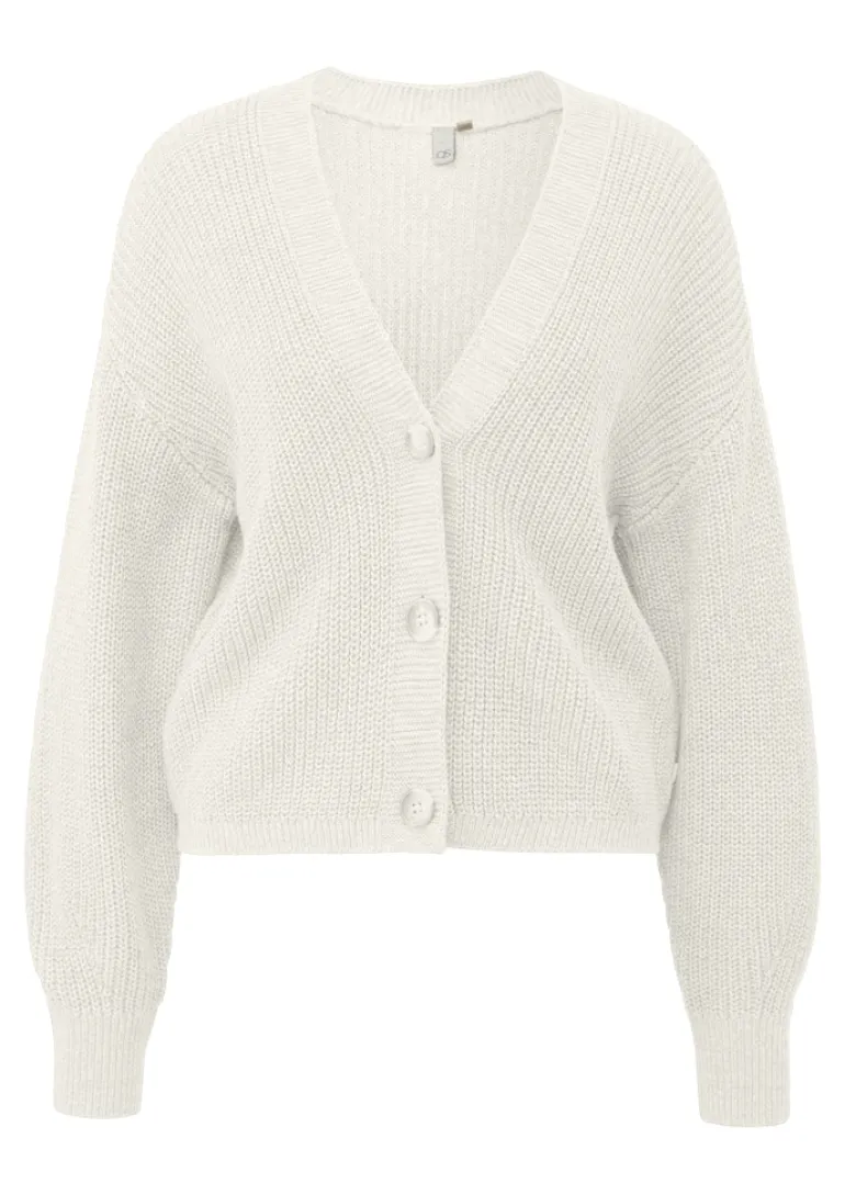 Strickjacke creme