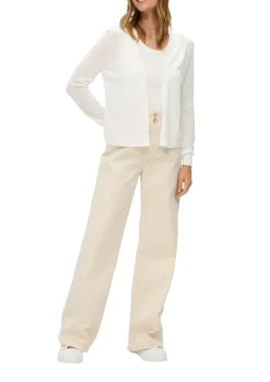 Strickjacke creme